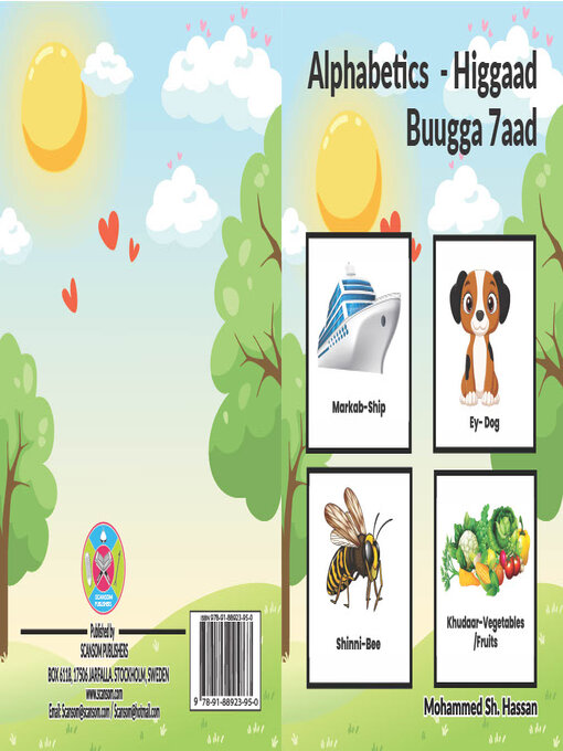 Title details for Alphabetics-Higgaad buugga 7aad by Mohammed SH. Hassan - Available